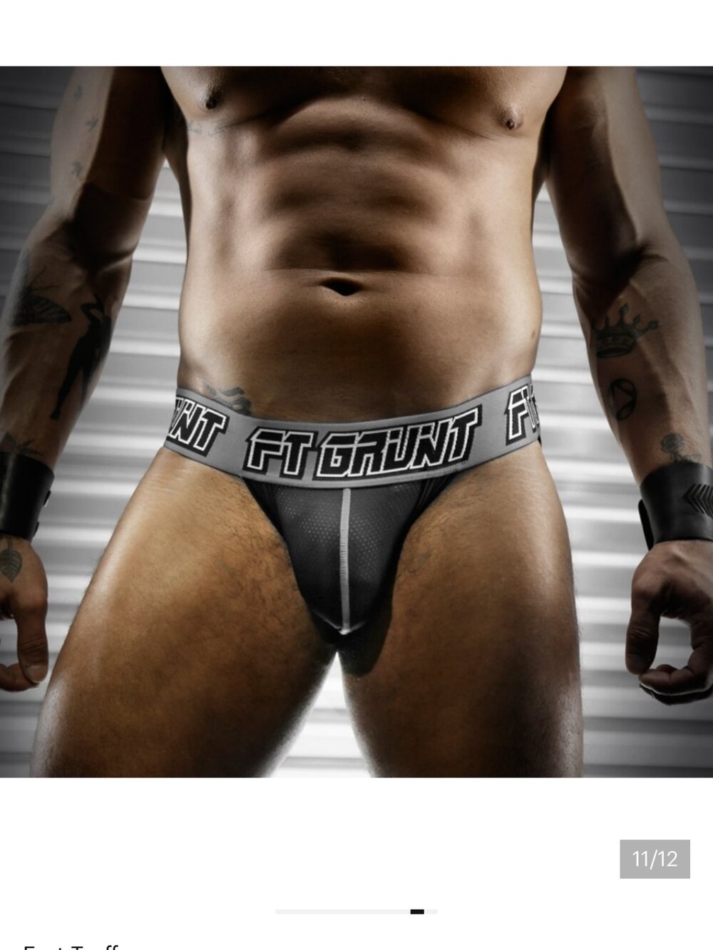 NWOT Fort Troff Mesh Jockstrap in Black, L/XL